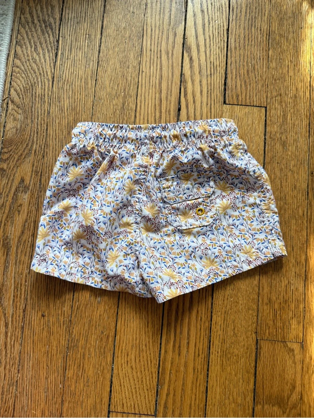 Zara Floral Swim Trunks - Size 12-24 Months